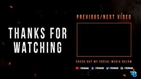 With our text editor, you can write your call to action in various fonts and font colors. Youtube Outro Template | TUTORE.ORG - Master of Documents