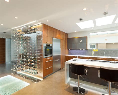 Wet bar by kitchen design diary. Wine Rack Above Refrigerator | Houzz