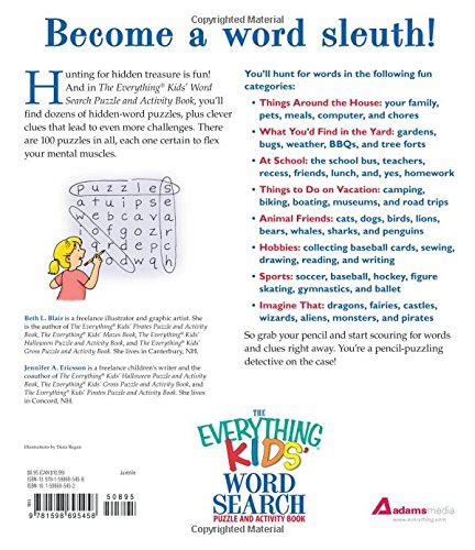 The Everything Kids Word Search Puzzle And Activity Book Solve Clever