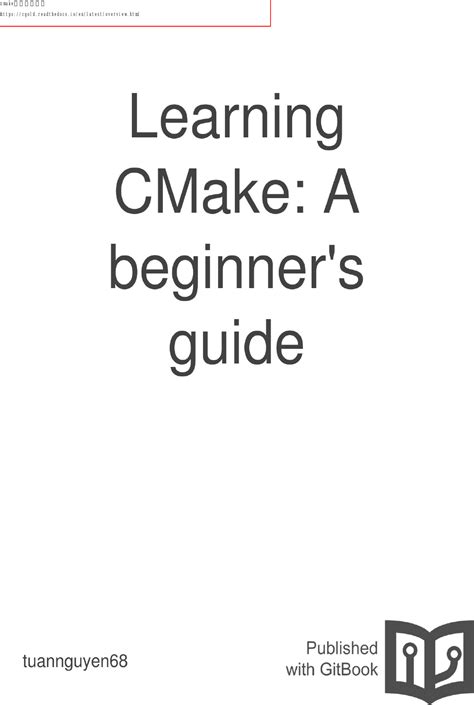 Learning Cmake A Beginners Guide Cmake Beginner S