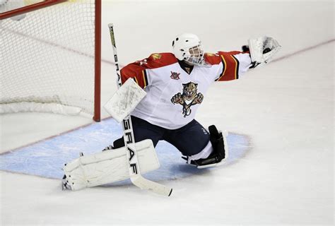 Panthers Goalie Tim Thomas Makes Olympic Bid Only A Game