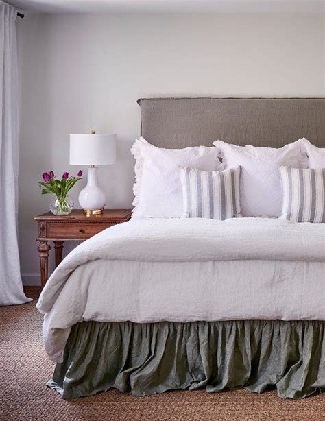 Natural Linen Bedding In Neutral Bedroom Neutral Bedroom Bed Linen