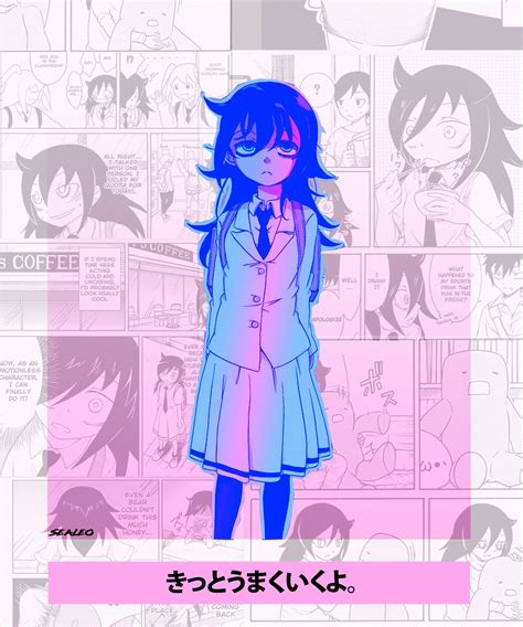 Oc Fanart An Edit Of Tomoko Kuroki From Watamote Ranime