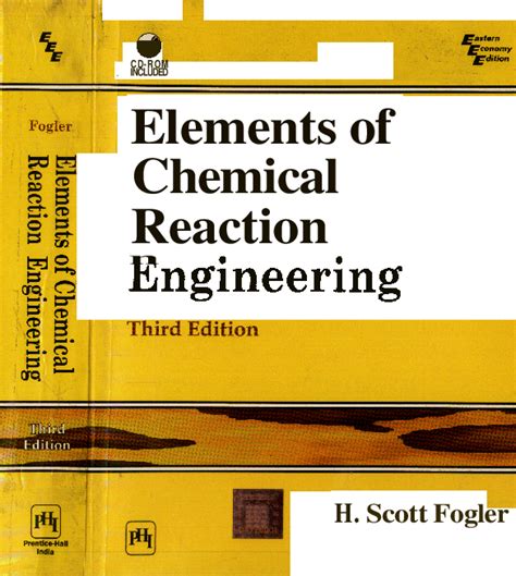 pdf elements of chemical reaction engineering yasin Şenol