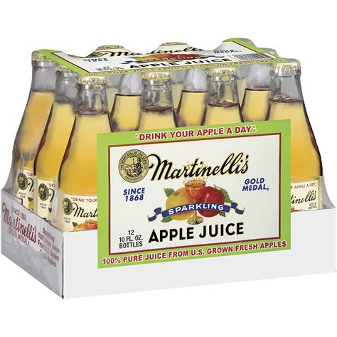 Martinelli Gold Medals 100 Sparkling Apple Juice 10 Oz