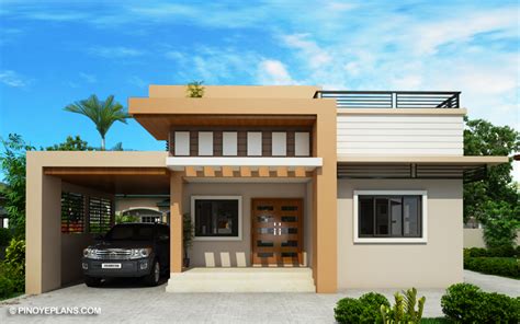Kassandra Two Storey House Design With Roof Deck Pinoy Eplans