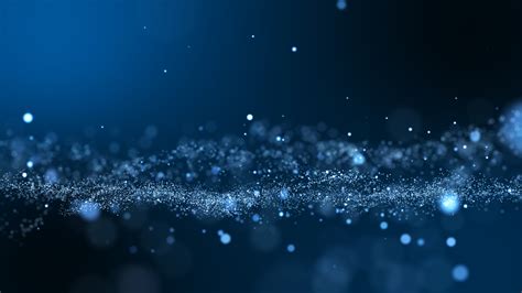 Dark Blue And Glow Particle Abstract Background Juvo
