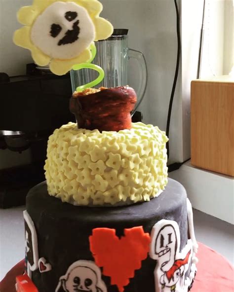 Undertale Cake For My 5 Year Old Design And Character Drawings On Cake