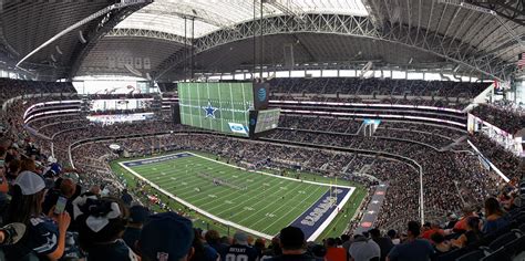 Gallery wrap canvas, framed fine art prints, framed canvas art Stadium Panorama | Bengals vs Cowboys AT&T Stadium Dallas ...