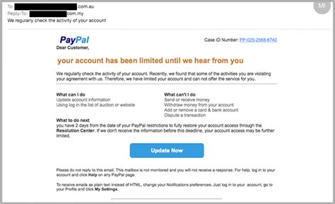I'm going to lay off for this reason. Breaking: Realistic phishing scam again preys on PayPal users