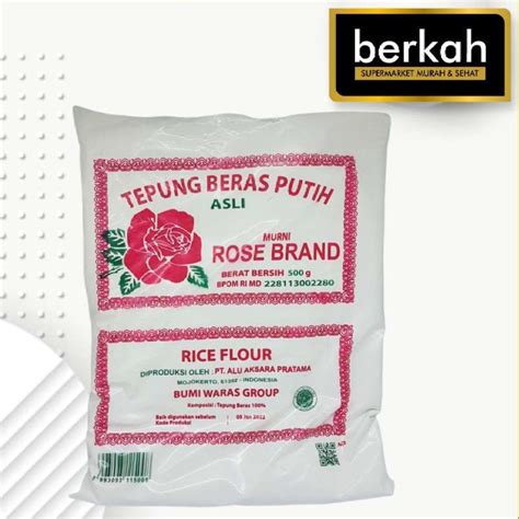 Jual Rose Brand Tepung Beras Putih Gram Di Seller Berkah