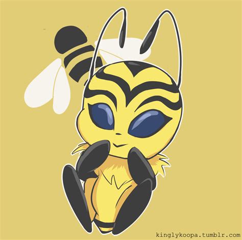 pollen the bumble bee kwami from miraculous ladybug and cat noir ladybug pv queen bees