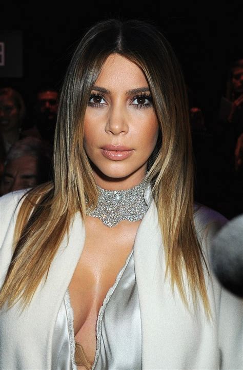 And many of her instagram followers were equally as excited. Kim Kardashian Latest Layered Dark to Blonde Ombre Hair ...