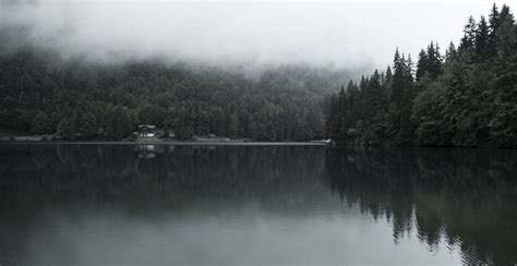 Wallpaper Photography Landscape Lake Mist 3008x1550 Mrxyz