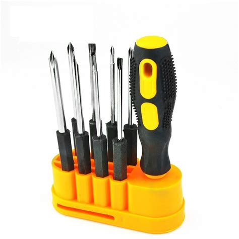 High Quality 10pcs Slotted Star Screwdriver Set Magnetic Slotted Star