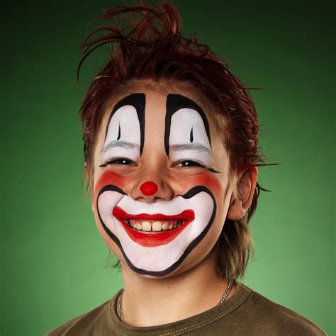 Silly Clown Face Painting