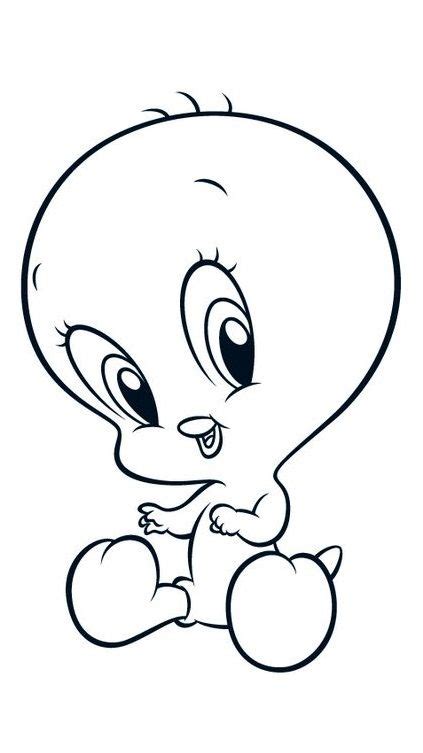 Get hold of these coloring sheets that are full of pictures and involve your kid in painting them. Tweety Bird - Baby Looney Tunes - coloring page | Dibujos ...