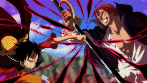 One Piece Red Luffy And Shanks Reunite In The Movie 〜 Anime Sweet 💕
