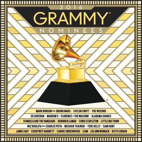 2016 Grammy® Nominees Album Track Listing Revealed See Who Made It Celeb Secrets