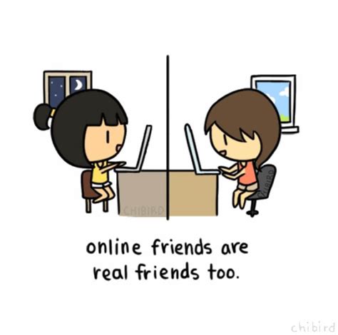 online friends | Internet friends quotes, Online friends, Friends funny