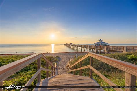 Juno Pier Sunrise Bright Morning At The Stairs Royal