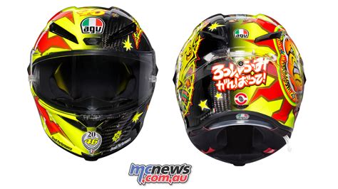 Valentino Rossi Helmet Goes Back To The Future Mcnews