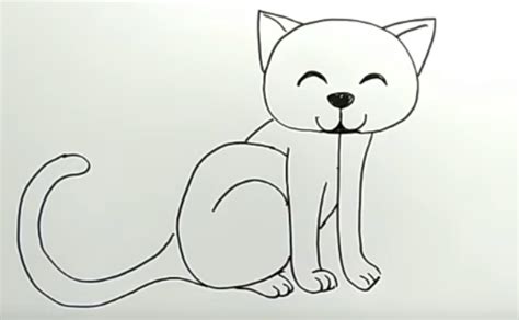 Cara Menggambar Kucing Lucu Dengan Mudah Mengggambar Dan Mewarnai 💕💕