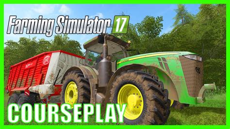 Farm Simulator 17 How To Set Up A Forage Wagon With Course Play The Art