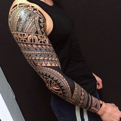 Tribal Tattoos For Men Sleeve Tribal Tattoos Sleeve Half