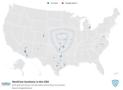 List of all NextCare locations in the USA - ScrapeHero Data Store