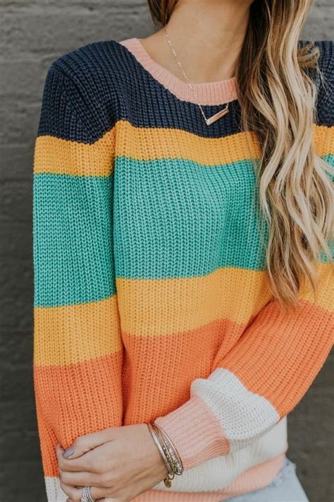 48 Stripe Crew Neck Sweater To Update You Wardrobe Now Outfits Fashion Casualstyle Look