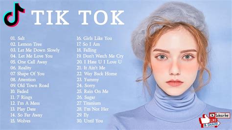 Tik Tok Songs 2021 Tiktok Music 2021 Tiktok Hits 2021 Vol 6 Youtube