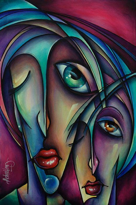 Abstract Faces Abstract Portrait Modern Art Abstract Portrait Art