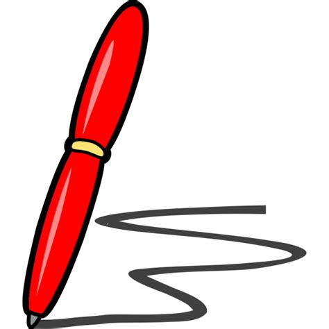 Red Pen Png Svg Clip Art For Web Download Clip Art Png Icon Arts