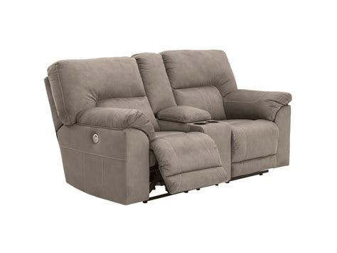 Benchcraft Cavalcade Casual Double Reclining Power Loveseat With