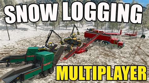 Farming Simulator 2017 Logging Multiplayer Arctic Logging Map