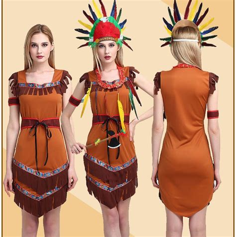 Halloween Costumes Indigenous Primitive Cosplay Costume Adult Men And