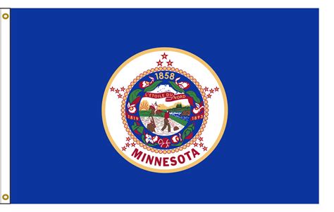 Minnesota 6ftx10ft Nylon State Flag 6x10 Made In Usa 6x10