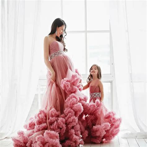 Buy Mother Daughter Dresses For Wedding Party Evening