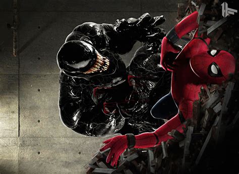 Spiderman Vs Venom Art Wallpaperhd Superheroes Wallpapers4k