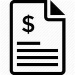Statement Icon Bank Account Bill Invoice Icons