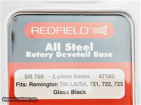 Redfield Sr700 2 Piece Scope Base Tungsten Cerakote 47193tu