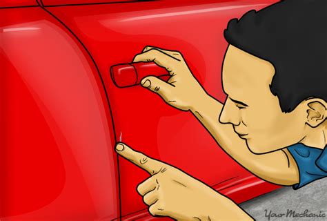 How To Repair A Dent In A Car Door