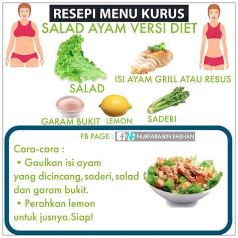 Lihat juga resep salad sayur (diet) enak lainnya. 7 Resepi Menu Untuk Kurus Tanpa Perlu Berlapar