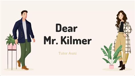 Kilmer loved poetry and was brave to enlist in the army. Dear Mr. Kilmer (Literature Elements) - YouTube