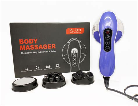 Title Body Massager Pl 603 With Vibration Massage Speed Adjust Massage Headdescription P