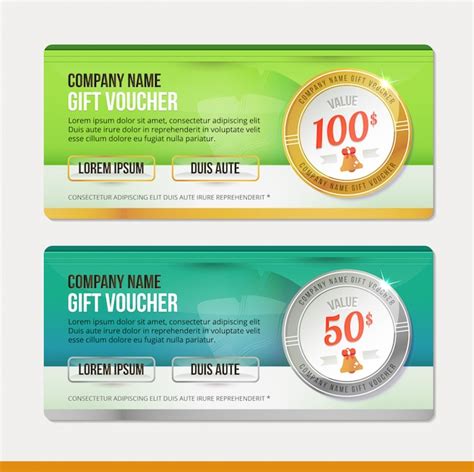 Premium Vector Gift Voucher Template Clean And Modern Illustration My