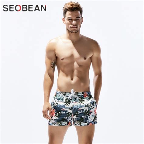 Seobean Men Beach Shorts Sports Surfing Shorts Comprehensive