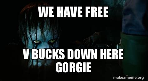 Pennywise Free V Bucks Meme Fortnite Aimbot Ps4 Season 5