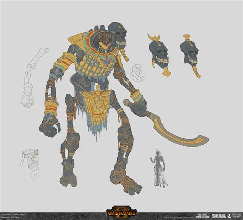 Official Ca Bone Giant Necrolith Colossus Concept Art — Total War Forums